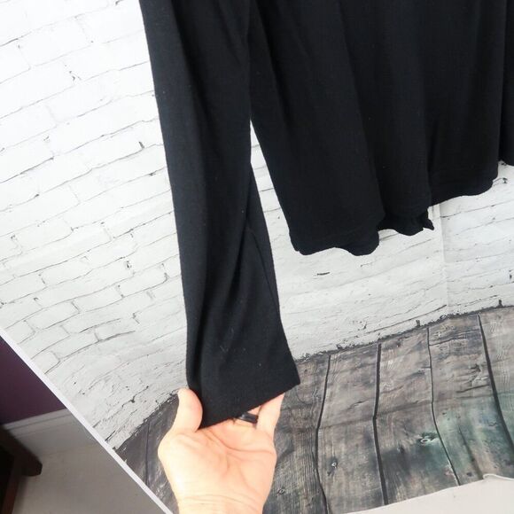 ZYIA ACTIVE BLACK LONG SLEEVE ROUND NECK SPLIT BACK TOP SIZE XXL - Picture 5 of 8